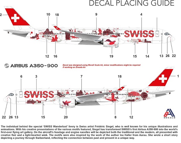 SWISS A350-900 スイス航空 Wanderlust 塗装 NG 【公式通販】