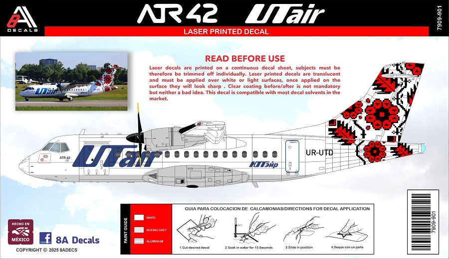 8aDecs.::.Decals Catalogue UTAIR ATR42-300